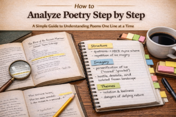 how to analyze poetry step by step