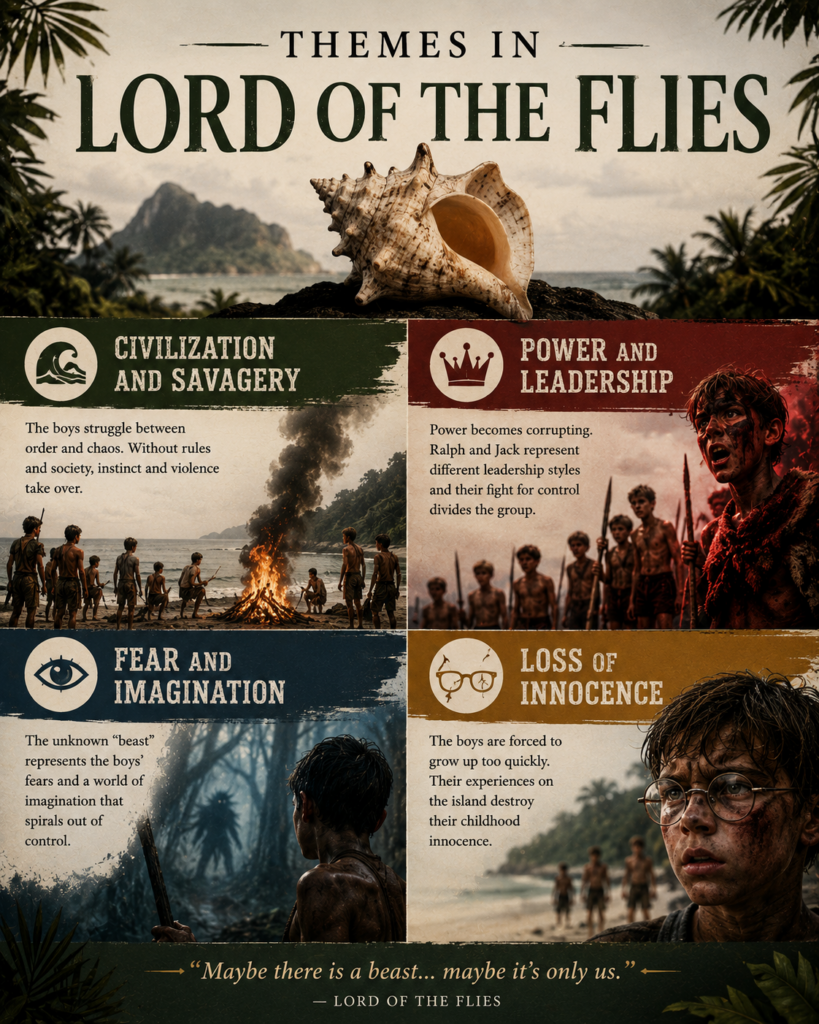 themes in Lord of the Flies