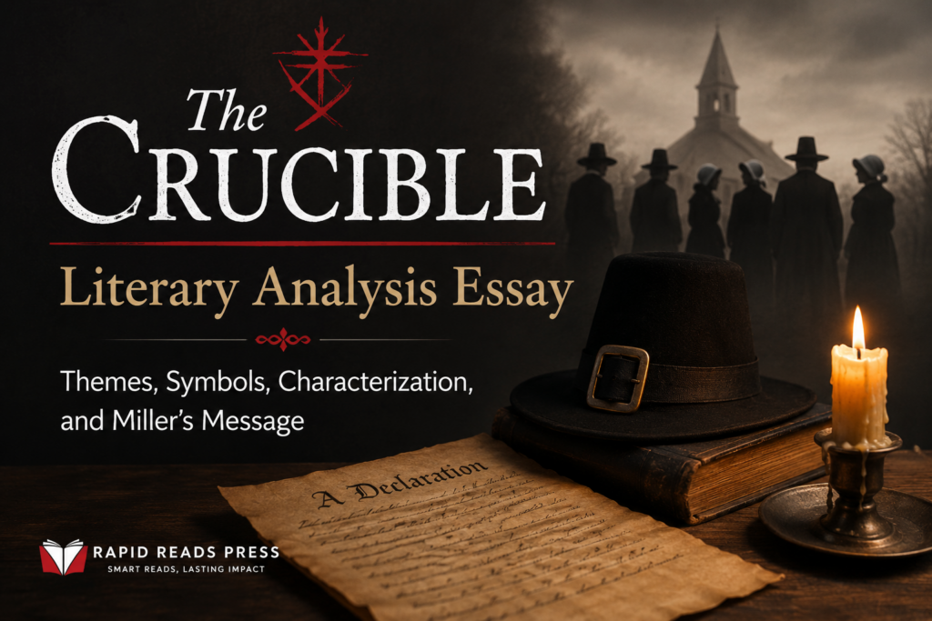 The Crucible literary analysis essay