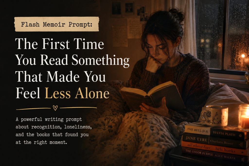 flash memoir prompt alone