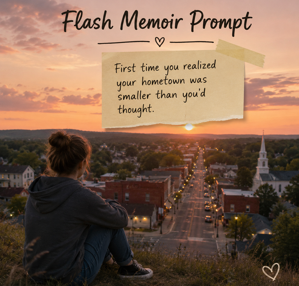 small hometown writing prompt