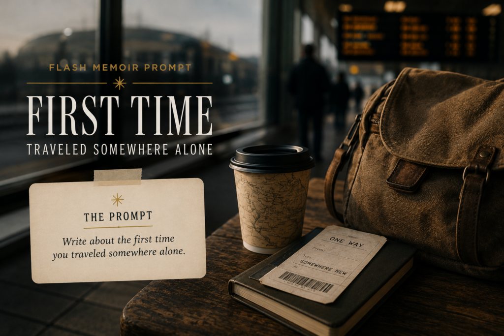 Flash memoir prompt alone