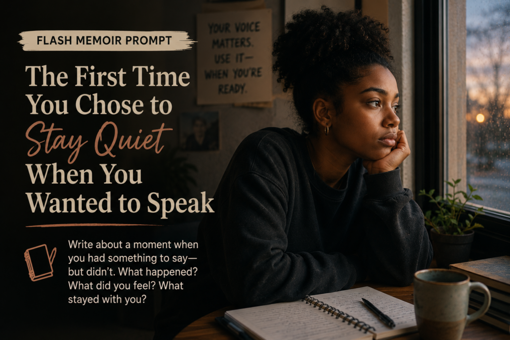 Flash memoir prompt