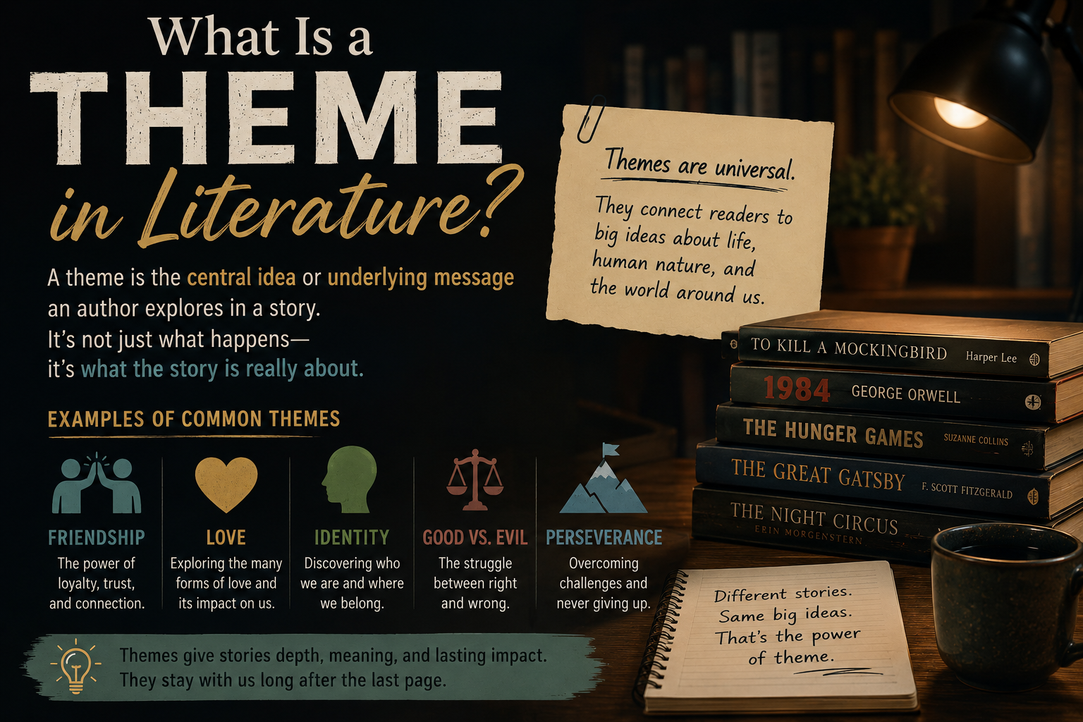 what is theme in literature