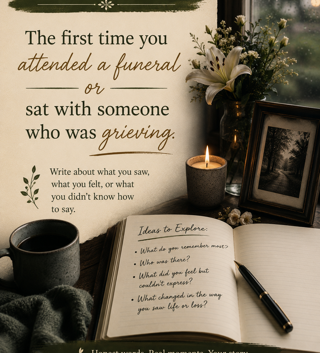 Flash Memoir prompt funeral