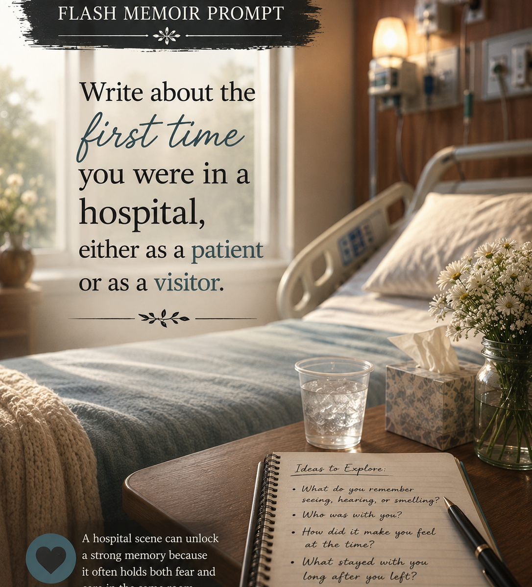 flash memoir prompt hospital