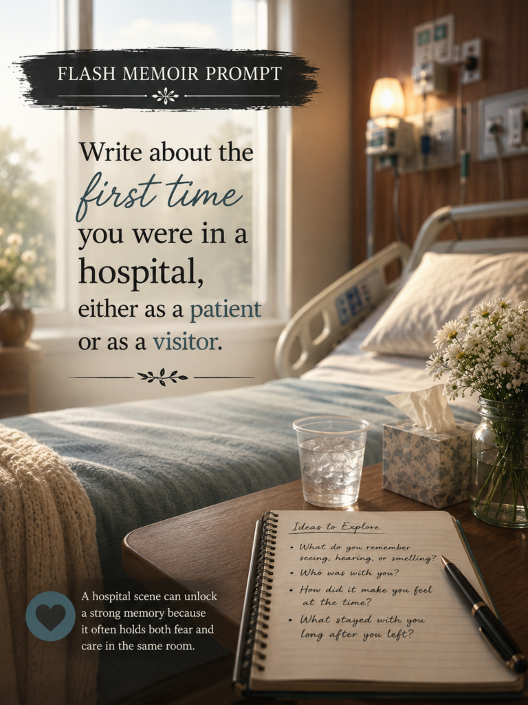 flash memoir prompt hospital