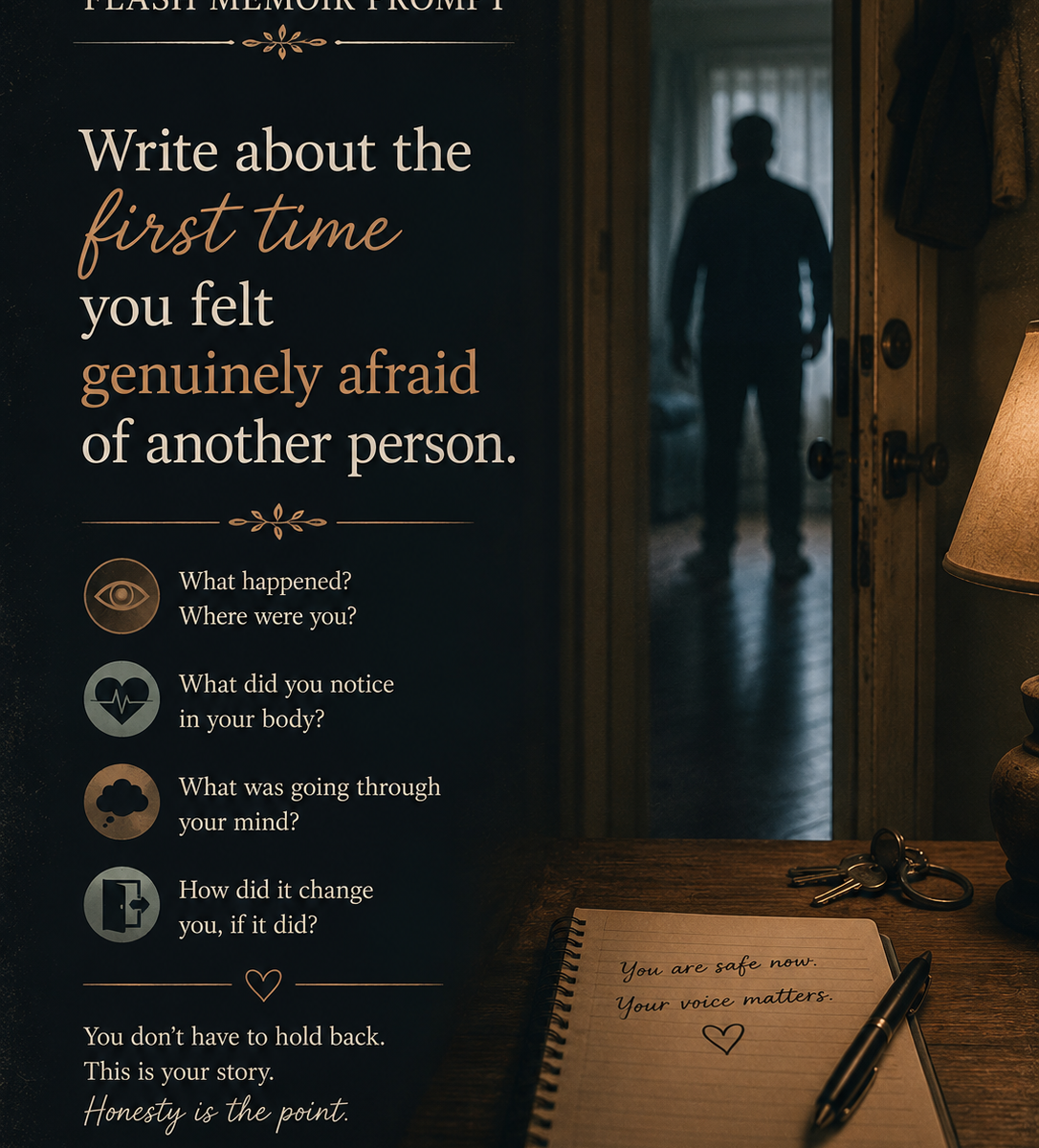 flash memoir prompt fear
