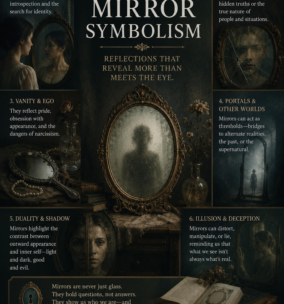 mirror symbolism in Literature