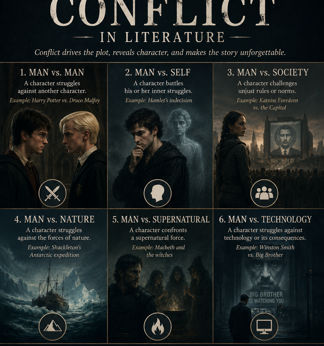 Types of Conflict in Literature