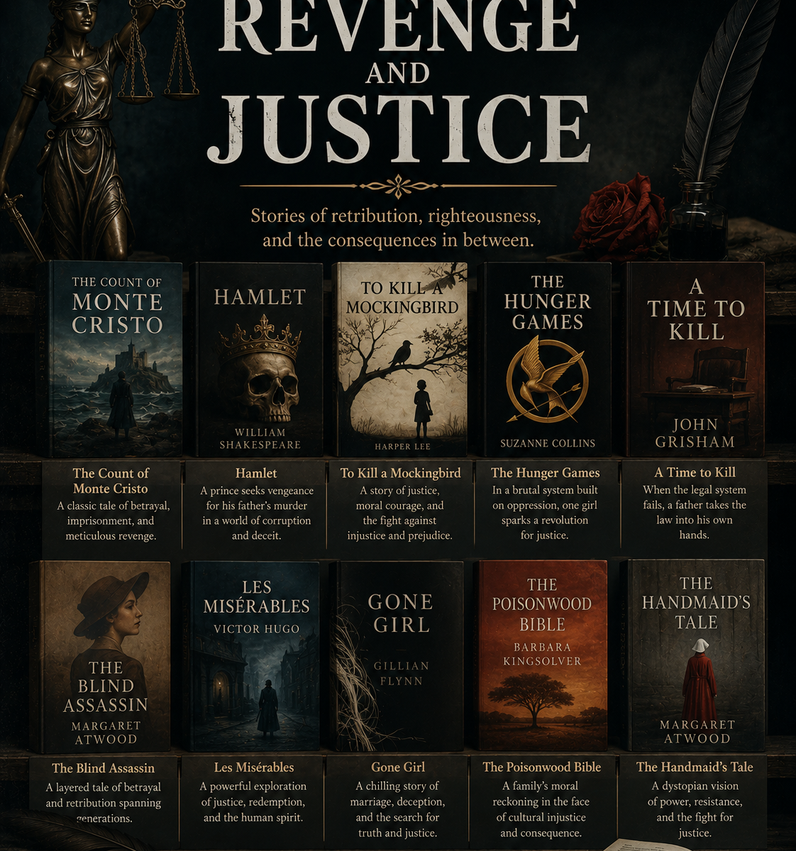 Best Books about Revenge and Justice