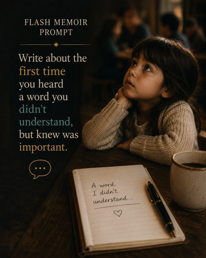 Flash Memoir Prompt word