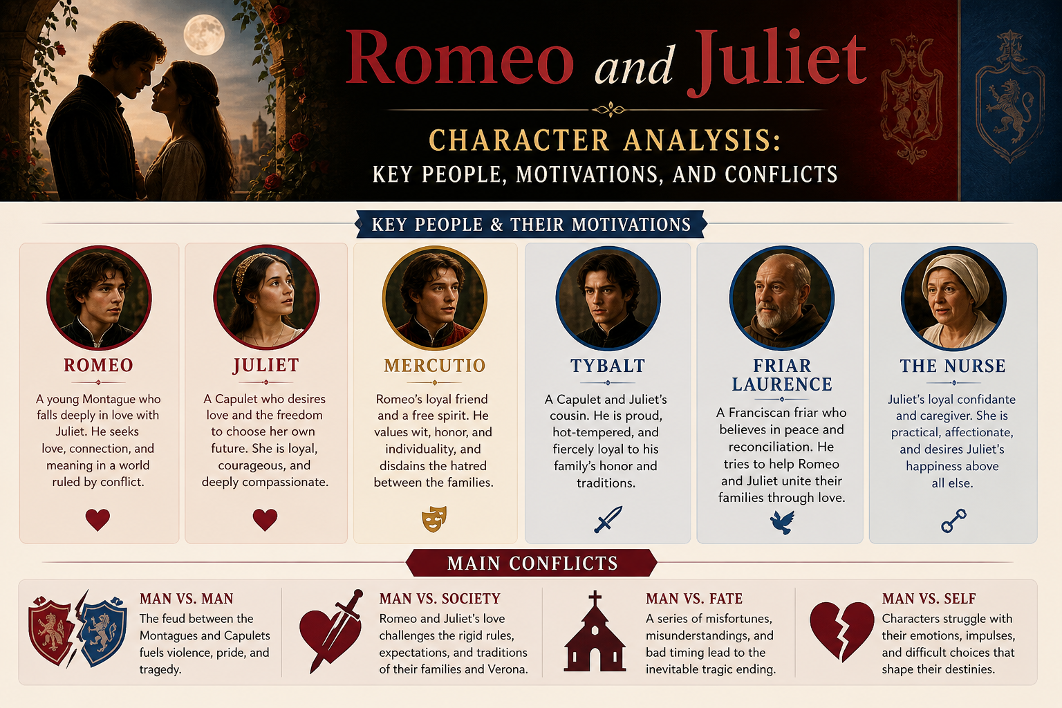 Romeo and Juliet character analysis