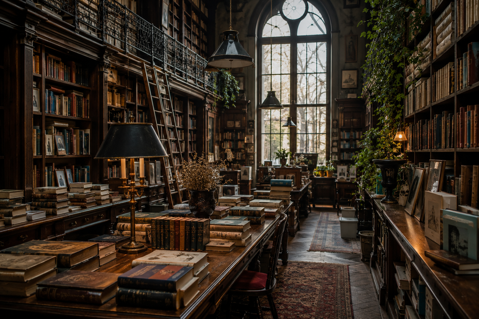 Dark Academia Libraries