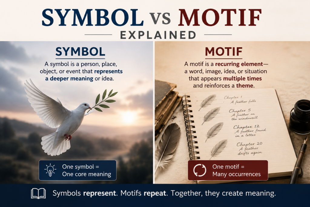 symbol vs motif