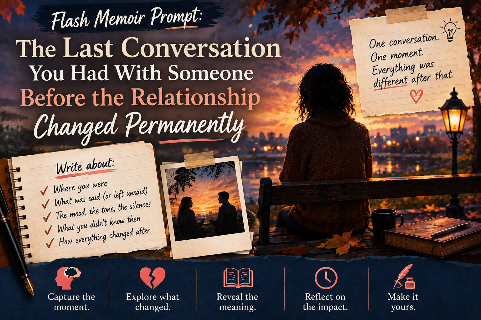 Flash Memoir prompt last conversation