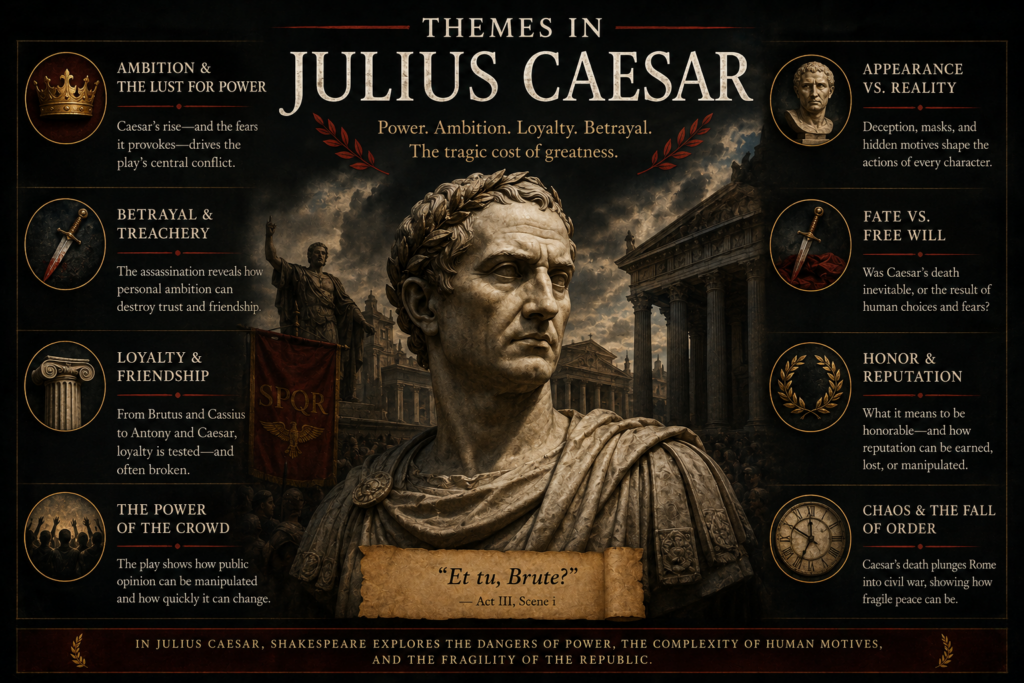 Julius Caesar themes
