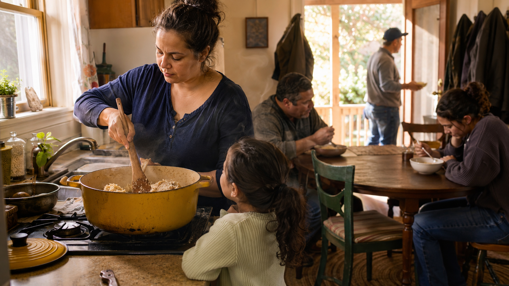 flash memoir prompt family meal