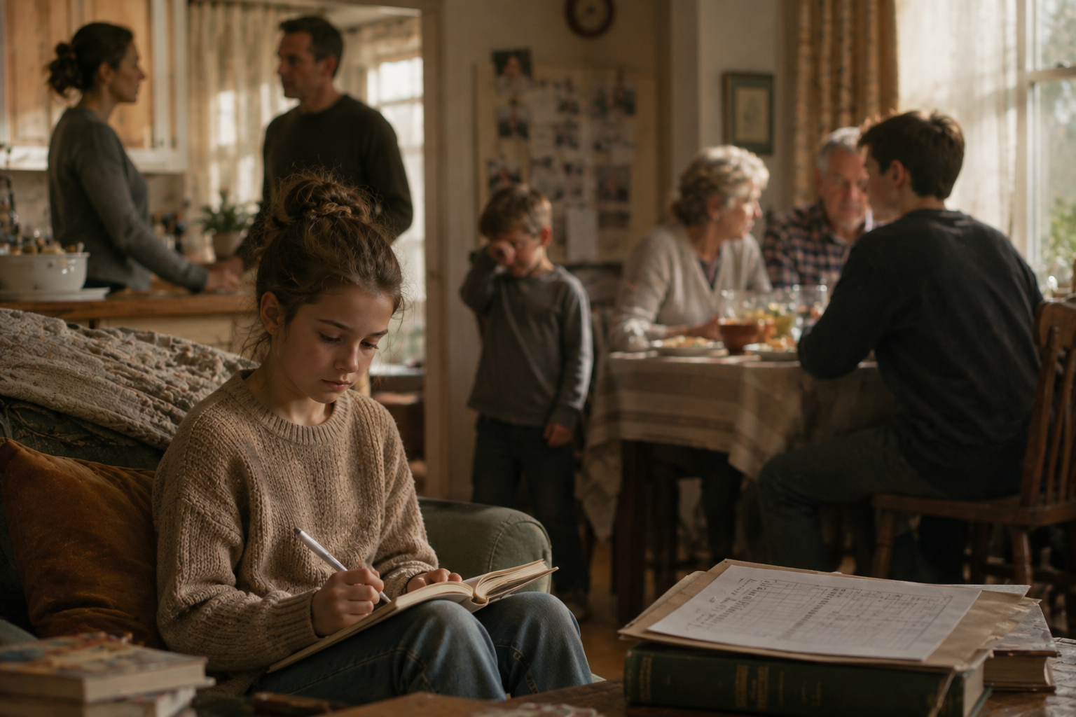 flash memoir prompt family role