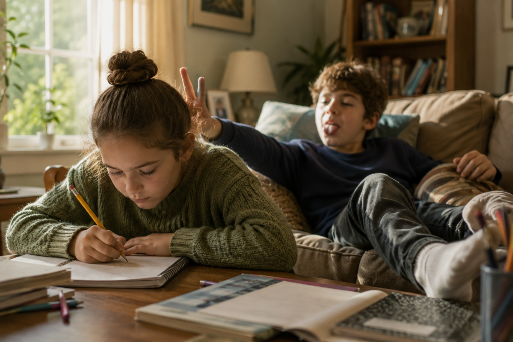 flash memoir prompt sibling